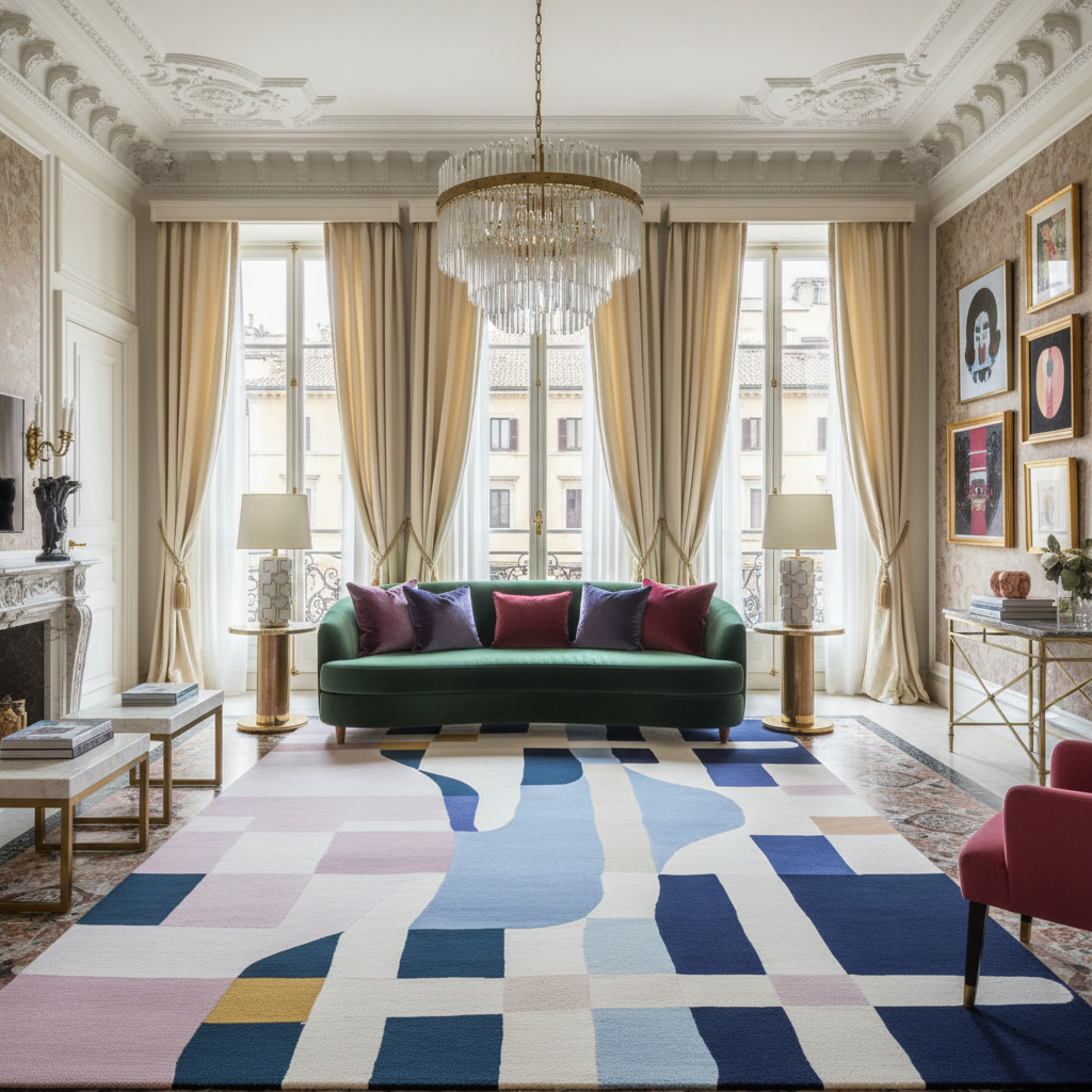Jenga Jazz Hand Tufted Rug