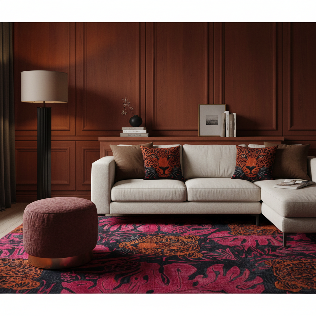 Jungle Chic Hand Tufted Rug