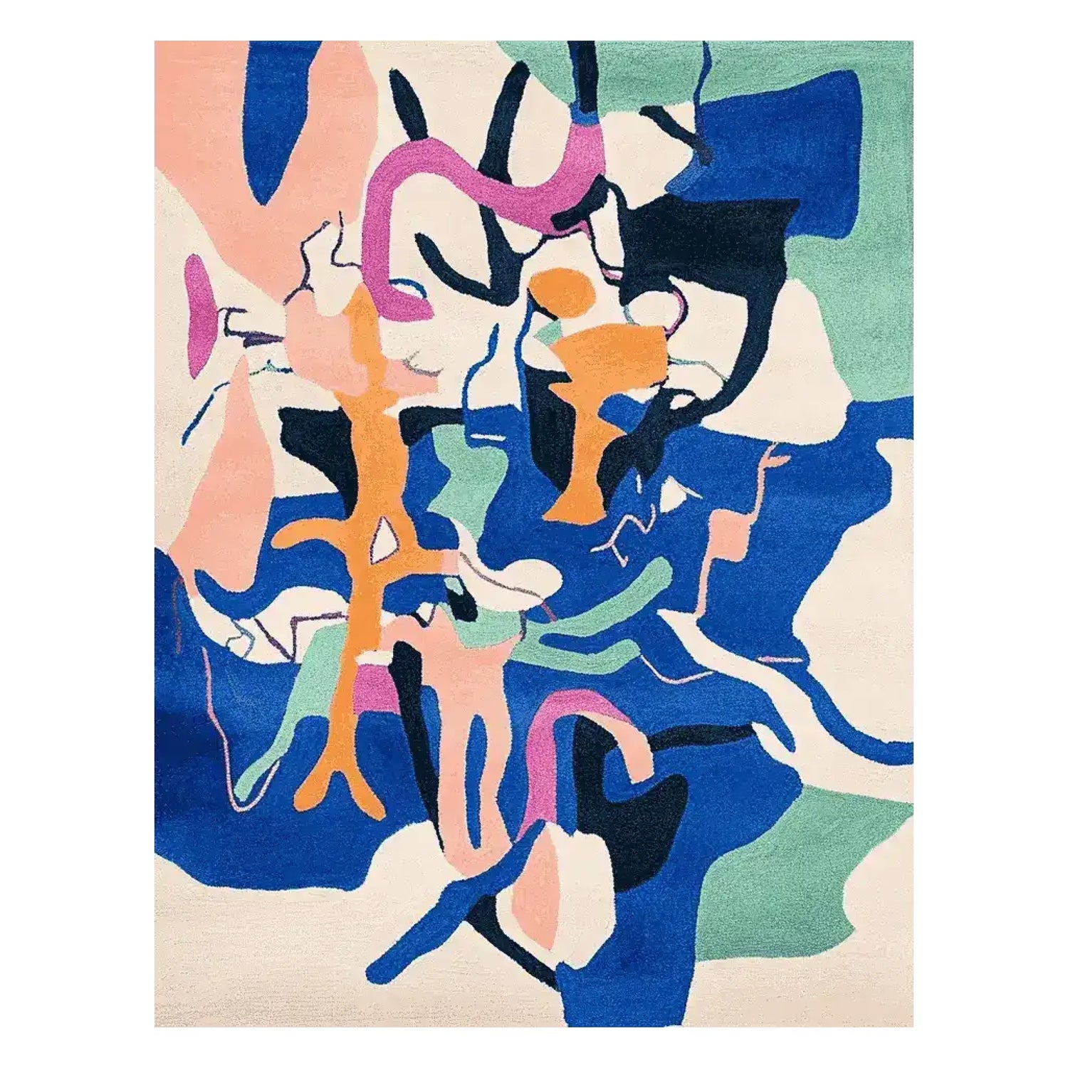 Kaleido Field Flow Hand Tufted Rug