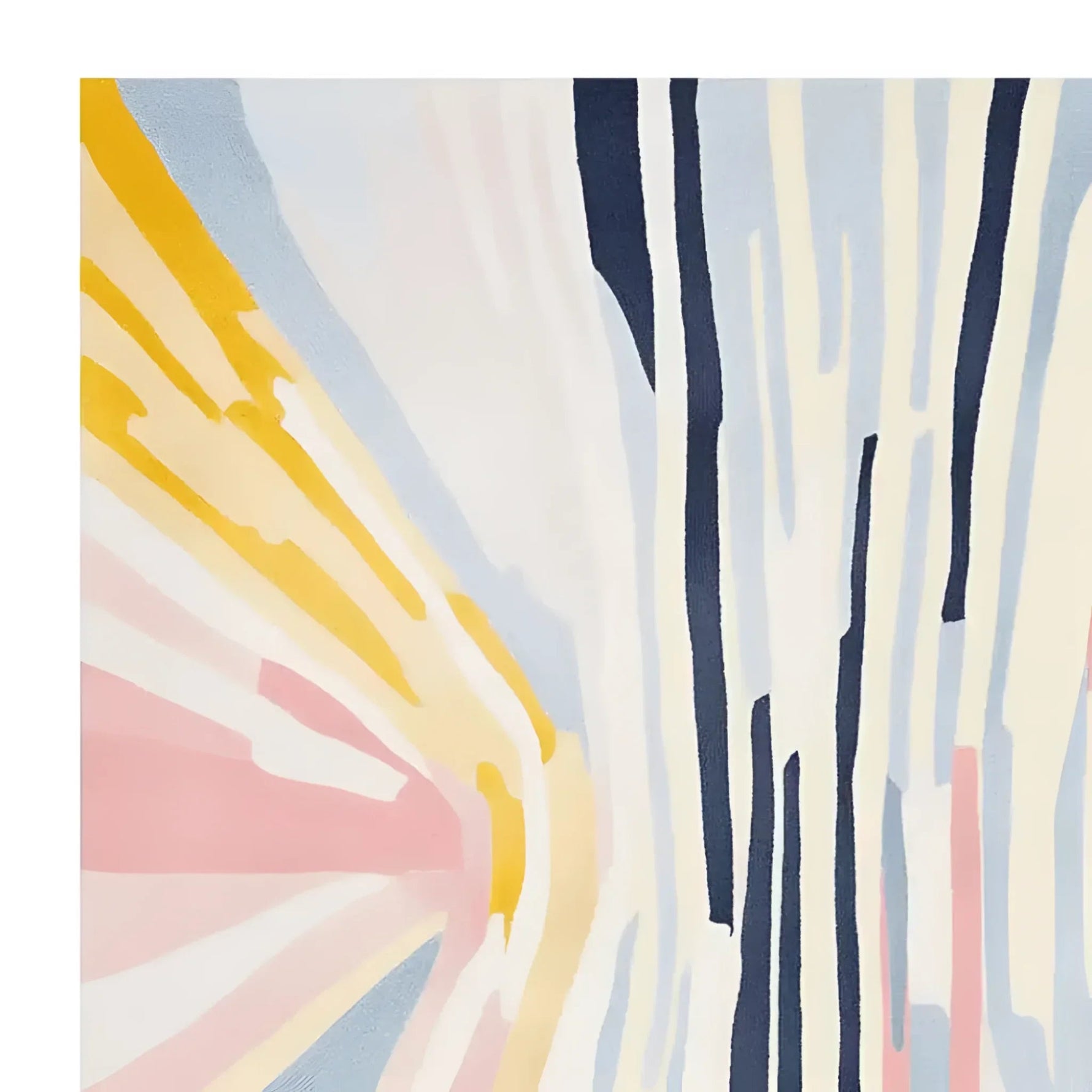 Kinetic Canvas Burst Hand Tufted Rug 4 - 1001 Knots