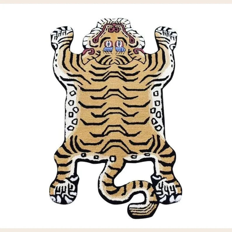 King of the Cats Hand Tufted Wool Rug