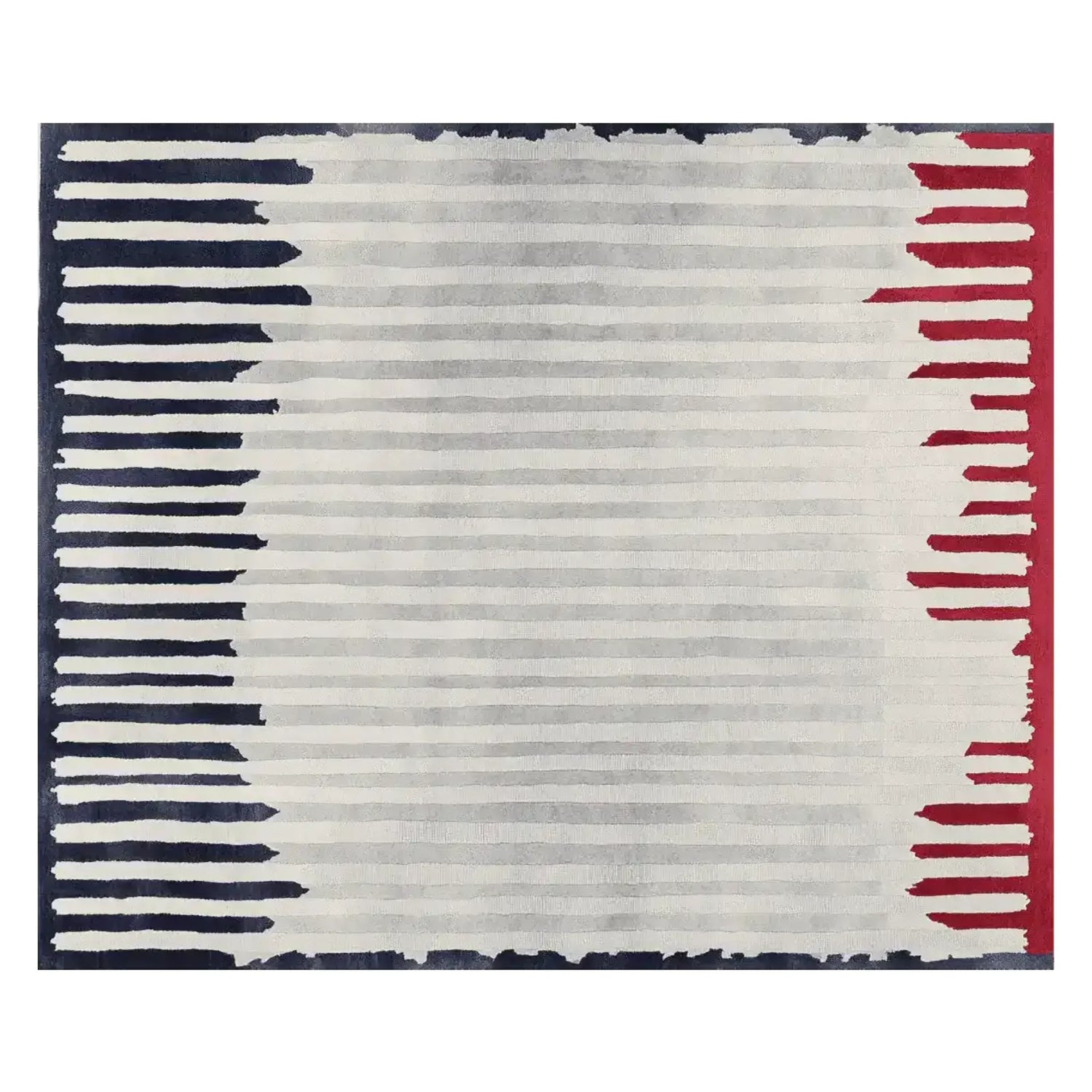 Lines in Motion Hand Tufted Rug