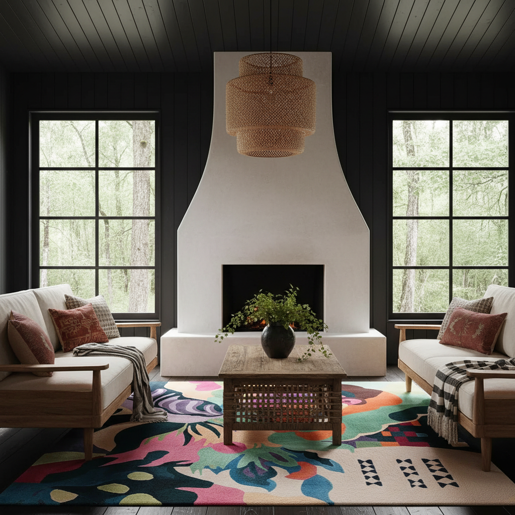 Lucid Abstract Dream Hand Tufted Rug