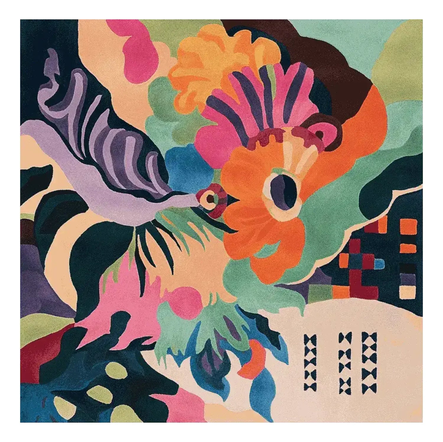 Lucid Abstract Dream Hand Tufted Rug