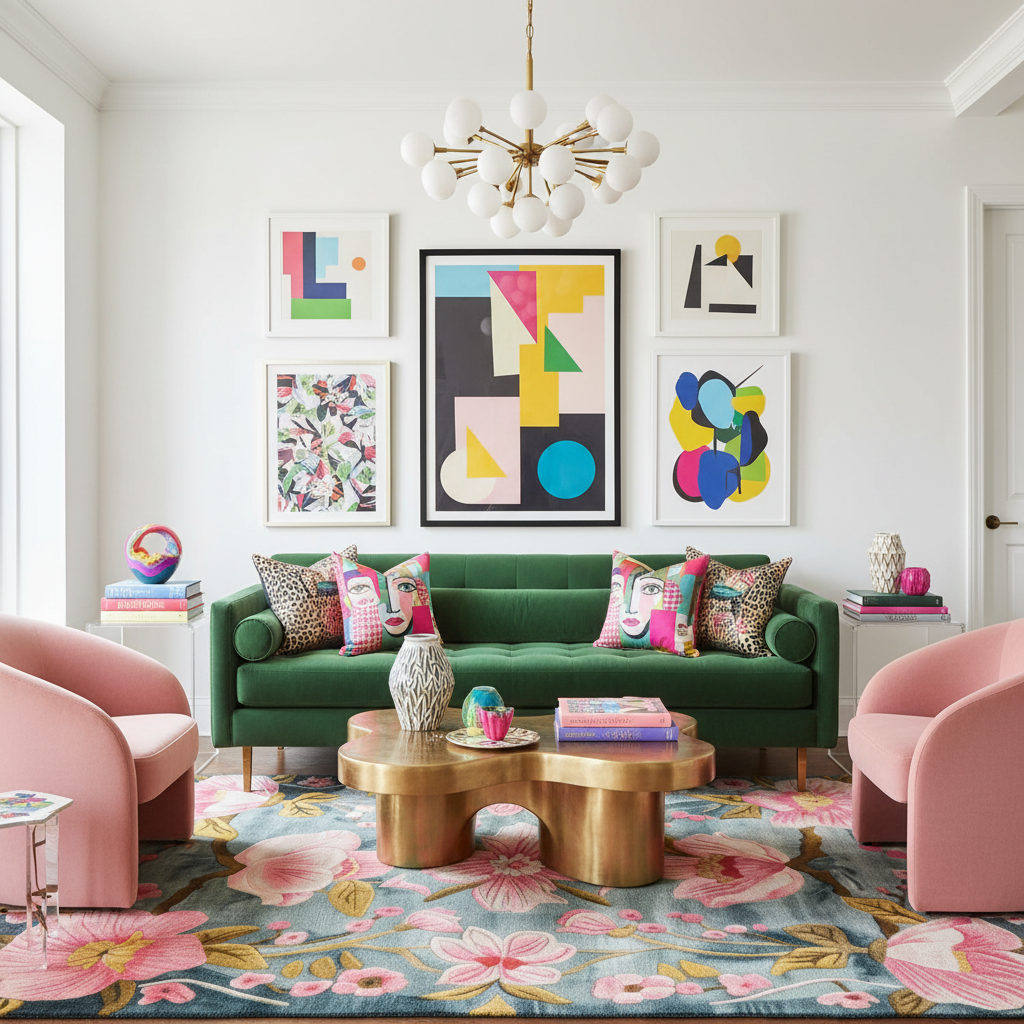 Magnolia Blossom Hand Tufted Rug