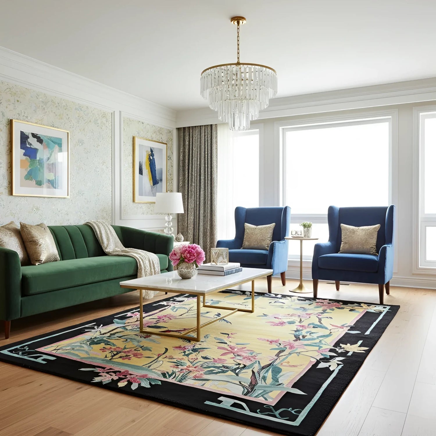 Meadow Walls Hand Tufted Rug