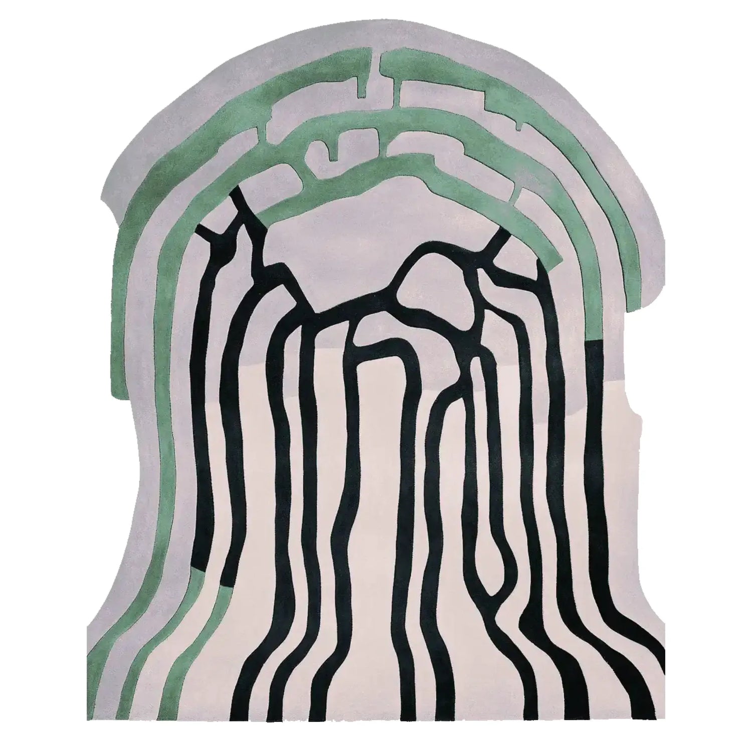 Meltdown Map Hand Tufted Rug