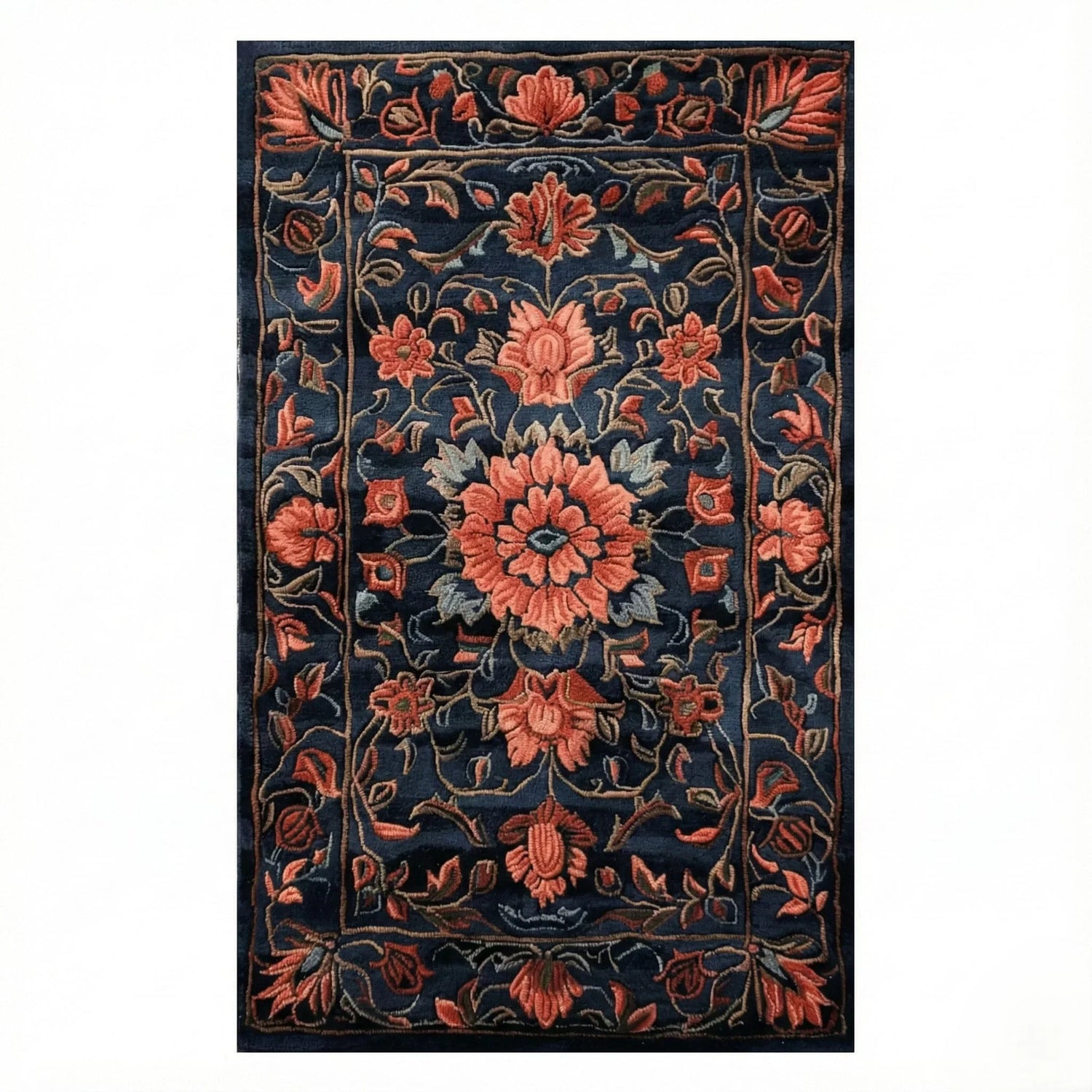 Midnight Vine Dream Hand Tufted Rug