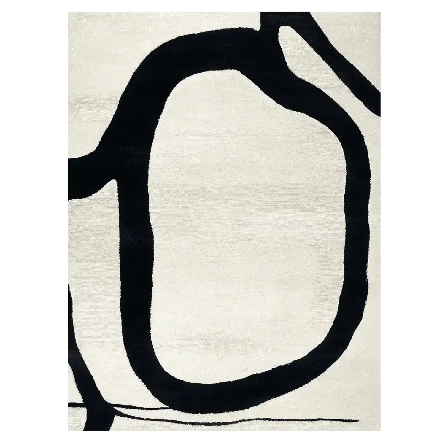 Minimal Sketch Flow Hand Tufted Rug
