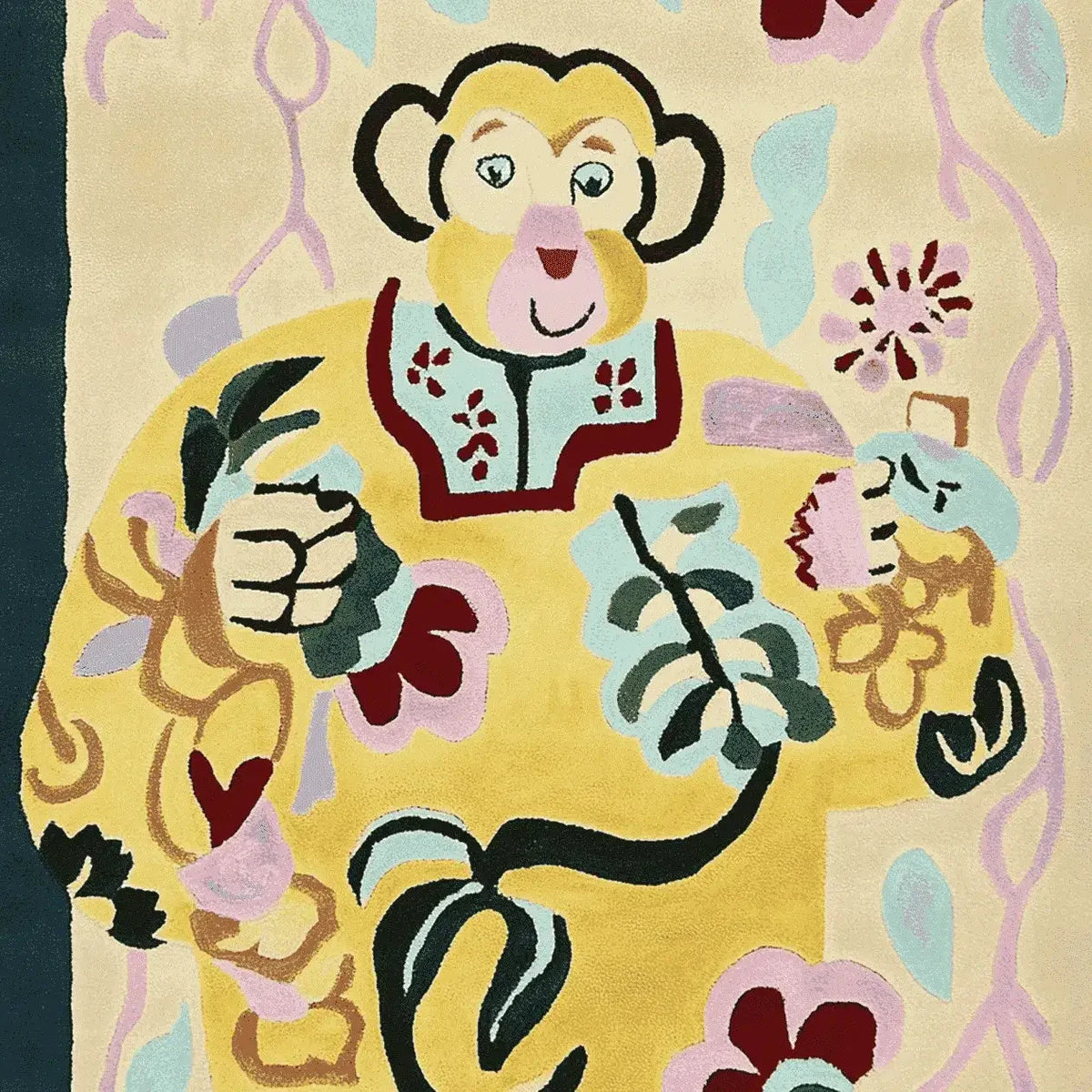 Monkey Magic Hand Tufted Rug - rug