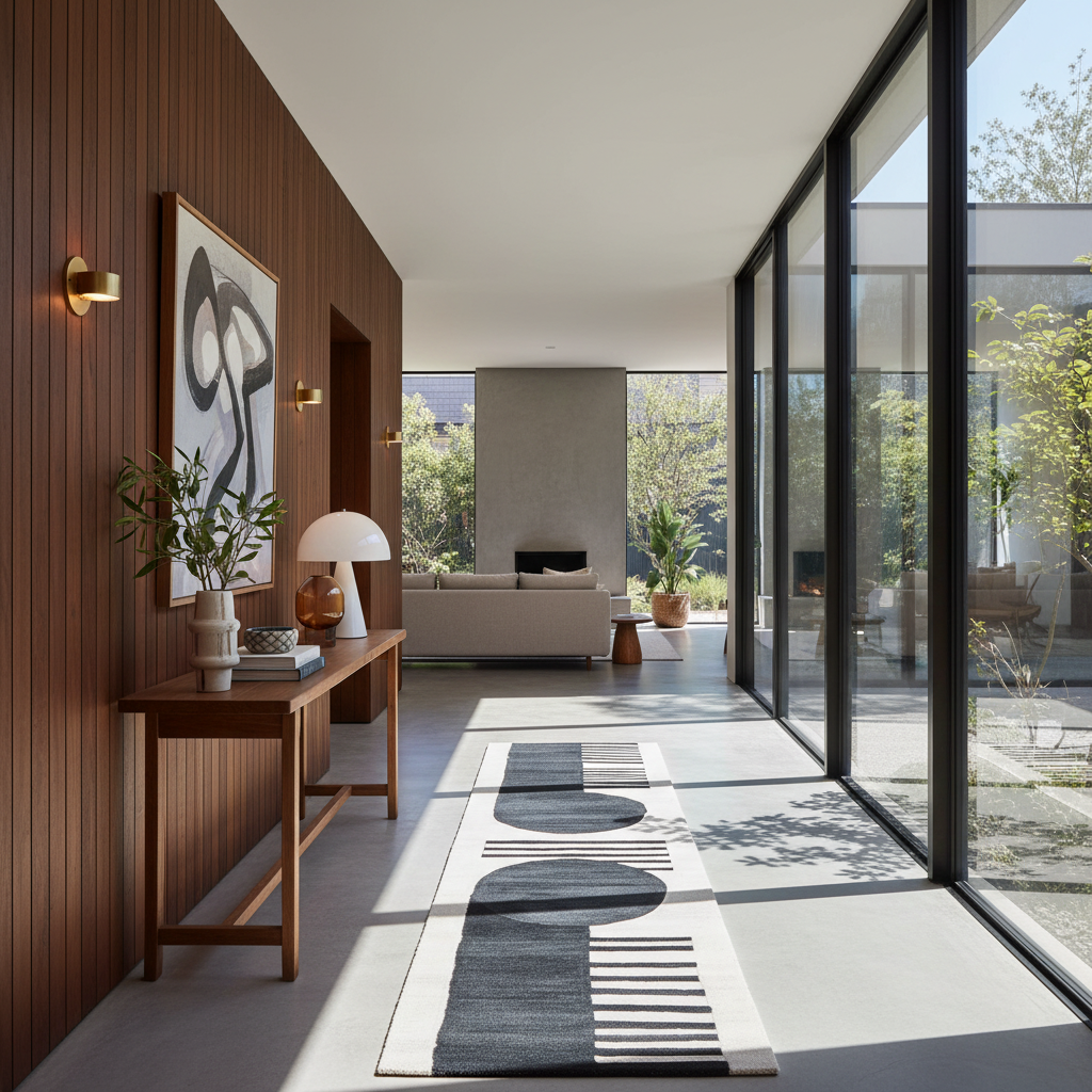 Moon Edge Hand Tufted Wool Rug