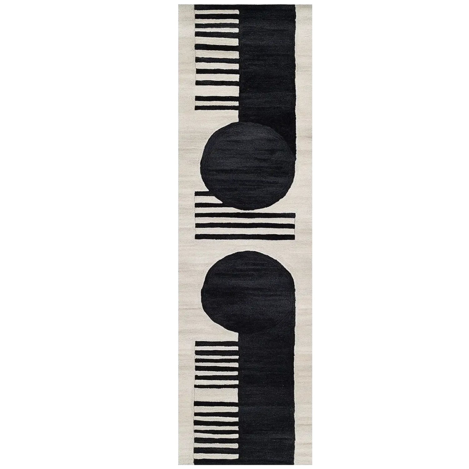 Moon Edge Hand Tufted Wool Rug