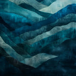 Moonlit Hills Hand Tufted Wool Rug