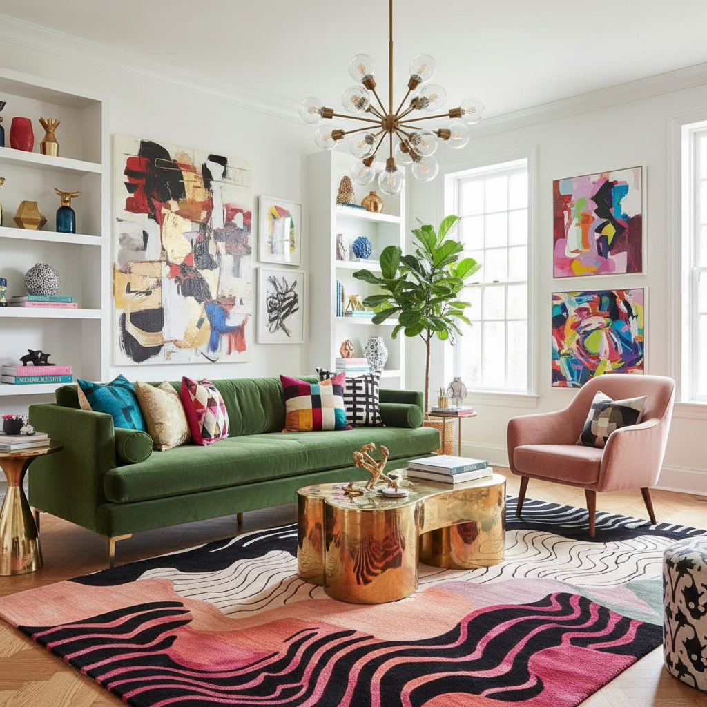 Mystic Flow Hand Tufted Viscose Rug