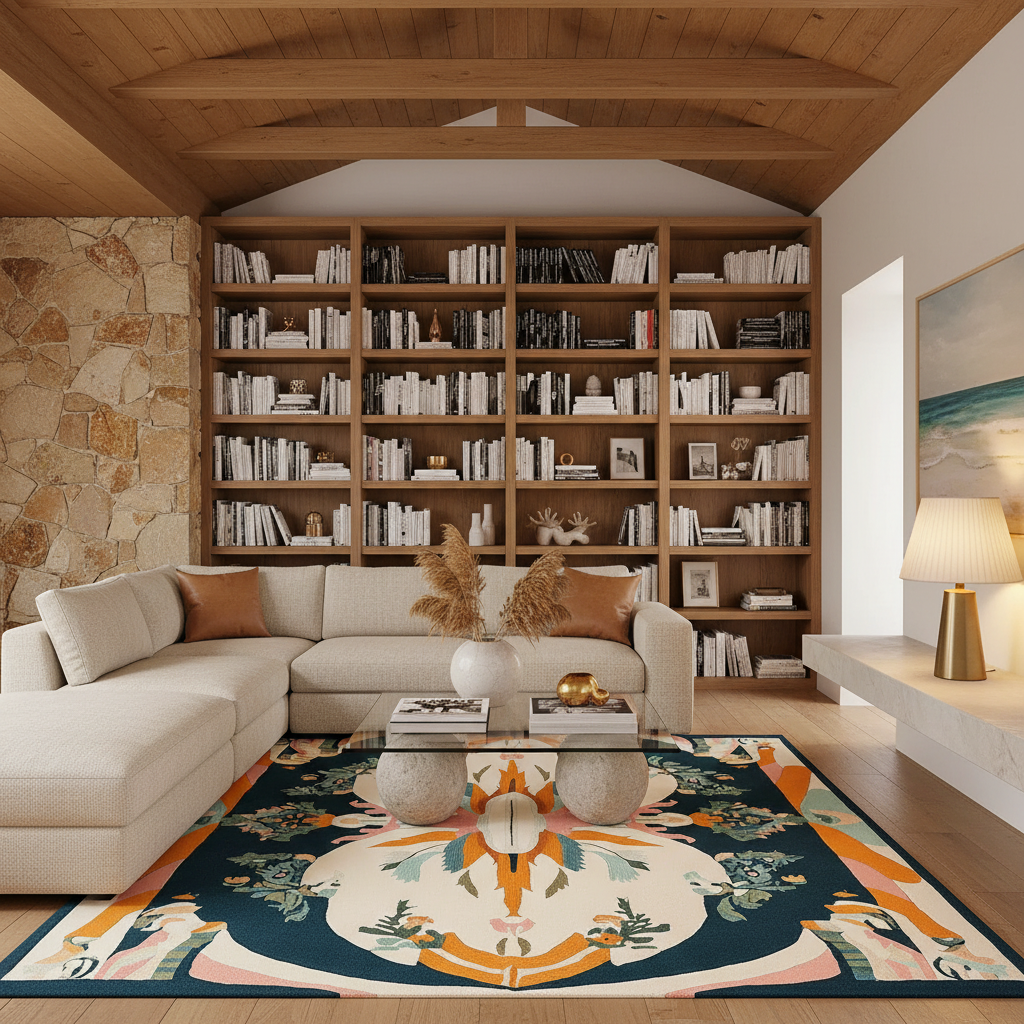 Mythic Floral Mirage Hand Tufted Rug