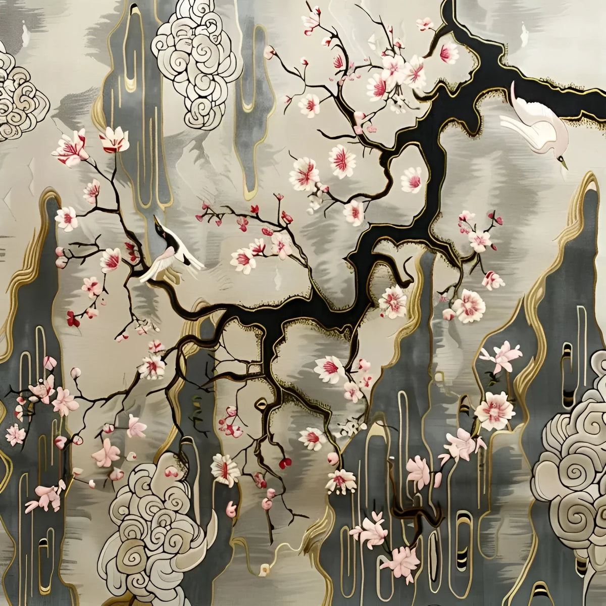 Nature Tapestry Hand Tufted Rug