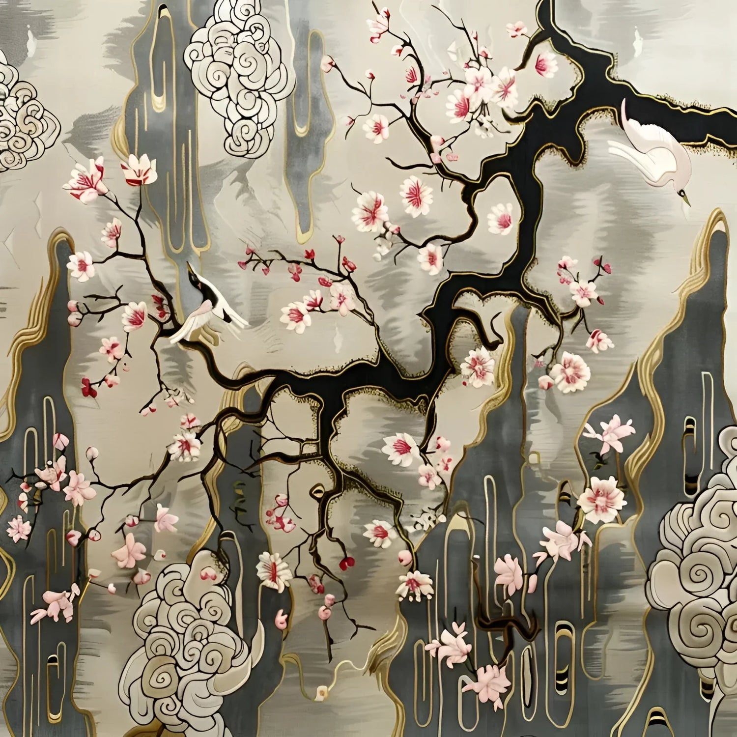 Nature Tapestry Hand Tufted Rug