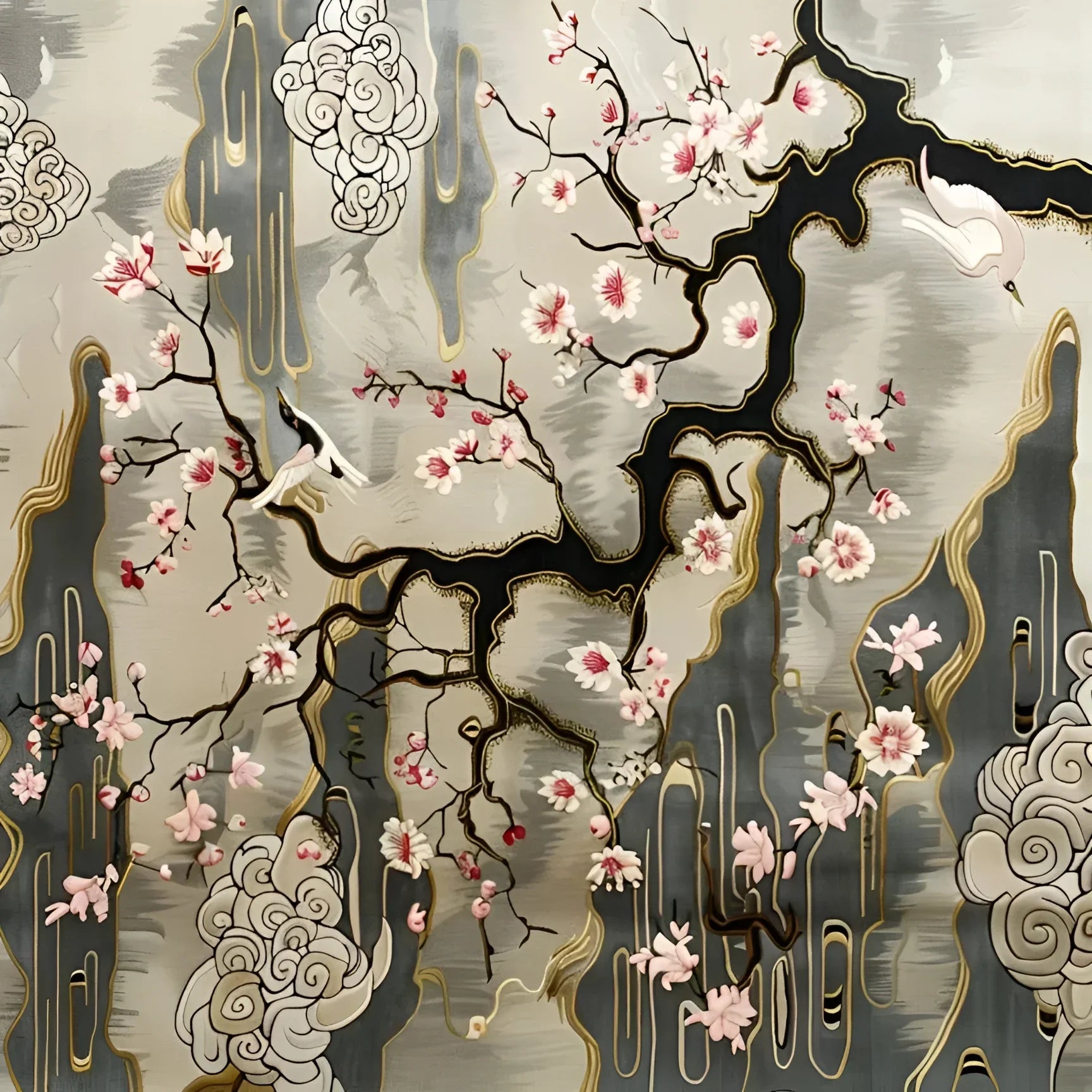 Nature Tapestry Hand Tufted Rug