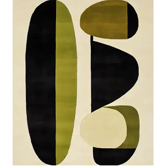 Obscured Dimensions Hand Tufted Rug