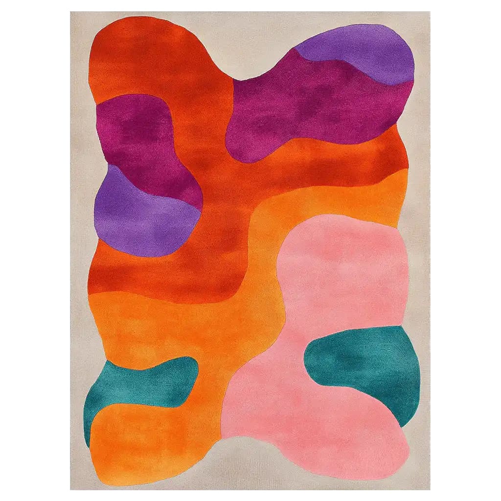 Opulent Aurora Hand Tufted Wool Rug