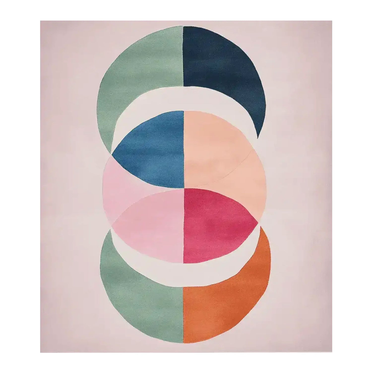 Orbit Petal Prism Hand Tufted Rug