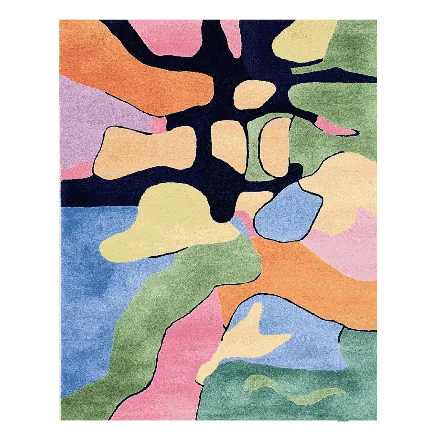 Organic Rhythm Mosaic Hand Tufted Rug
