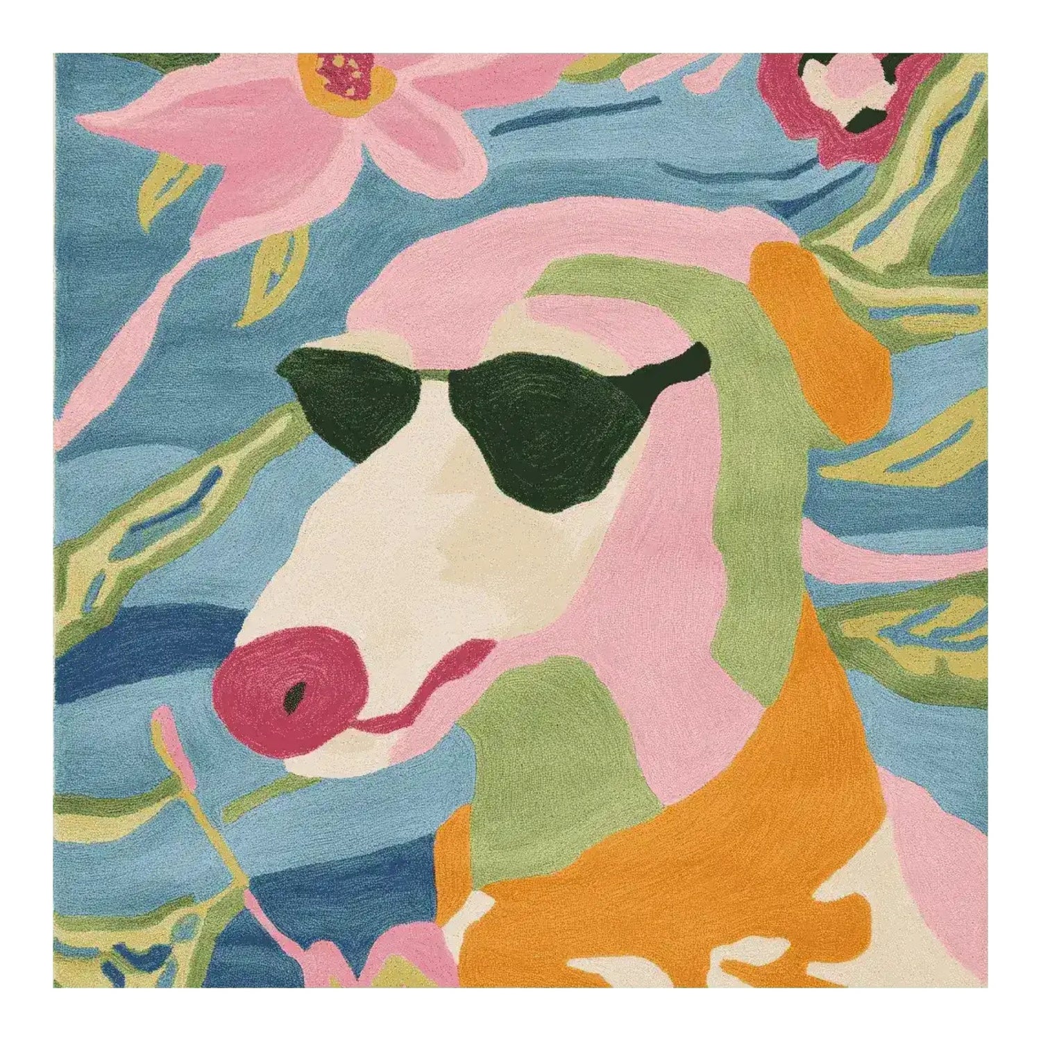 Palm Beach Pup Hand Tufted Rug