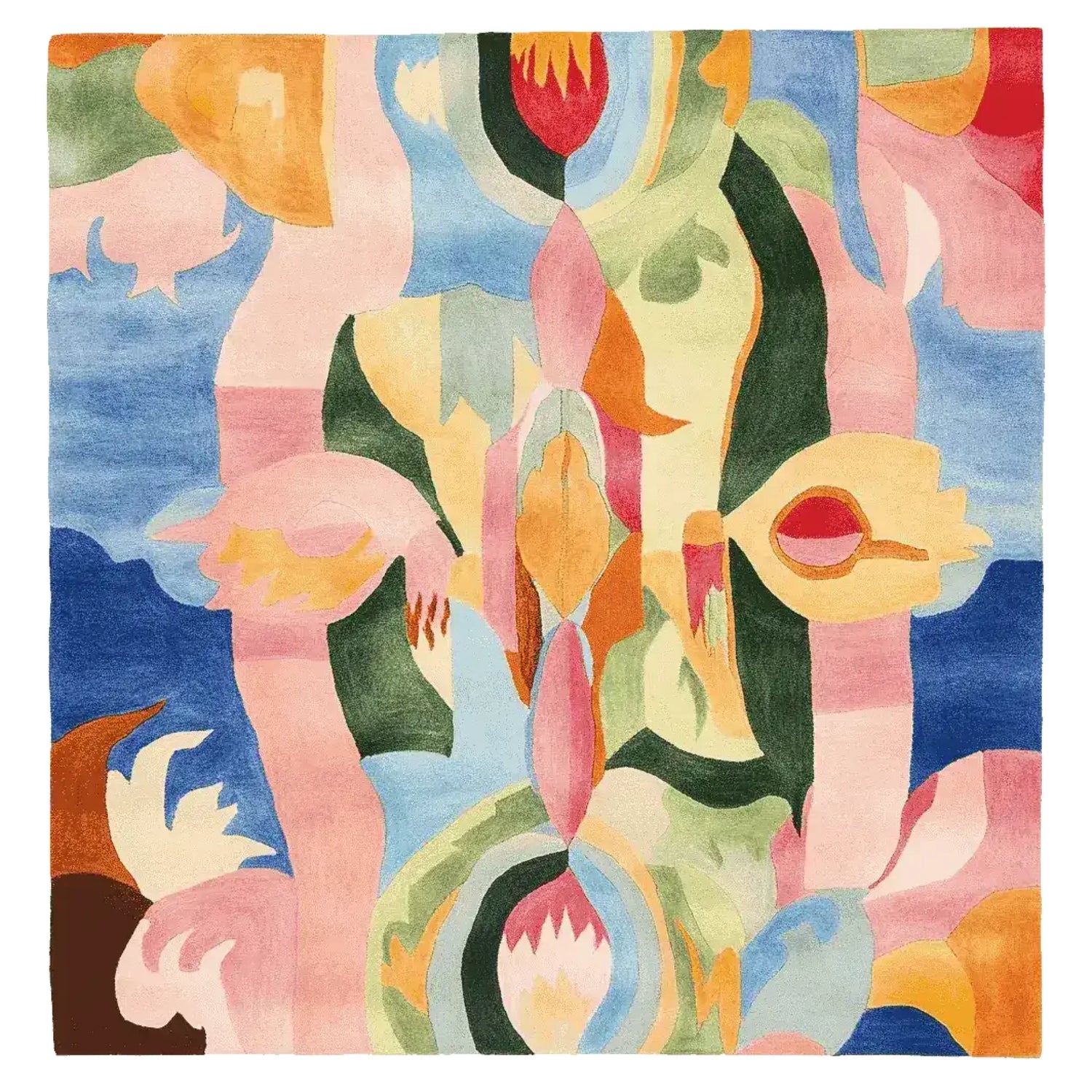 Patchwork Color Realm Hand Tufted Rug