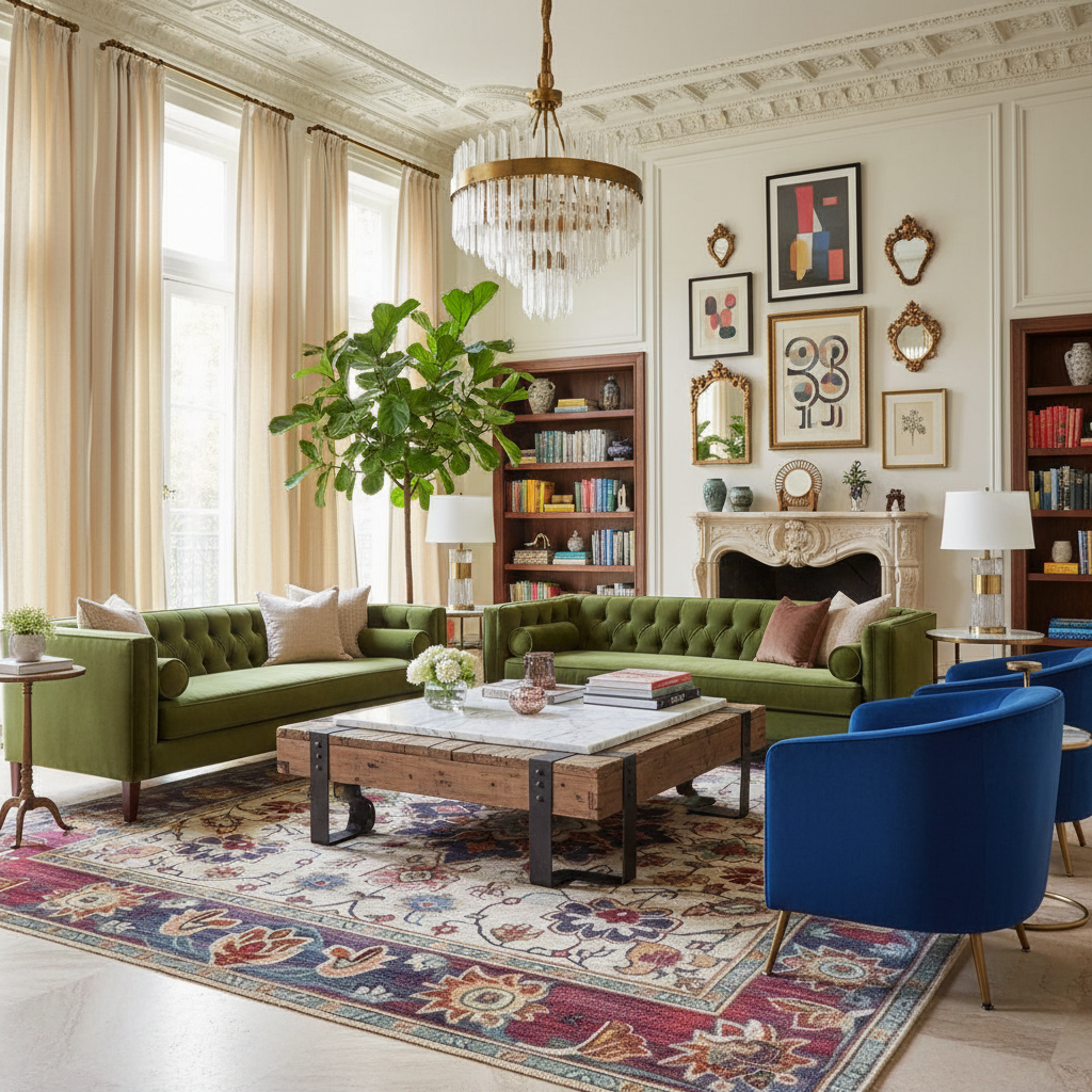 Persian Palette Hand Tufted Rug