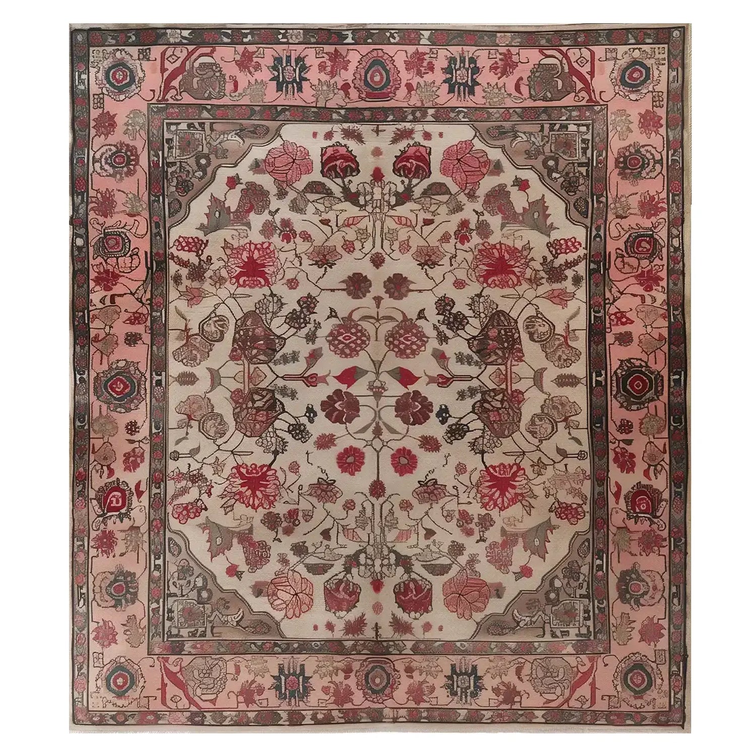 Persian Reflection Hand Tufted Wool Rug
