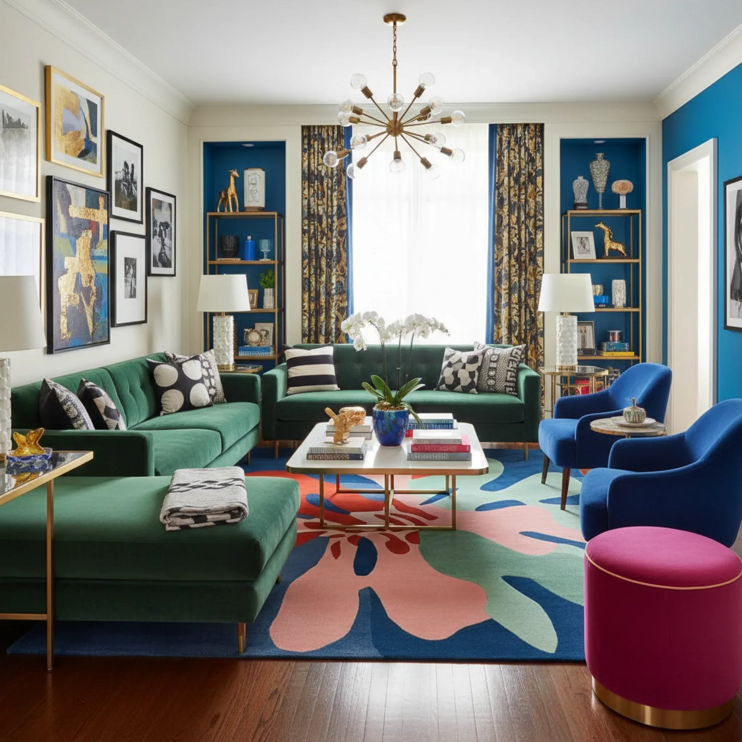 Petal Pulse Pop Hand Tufted Rug