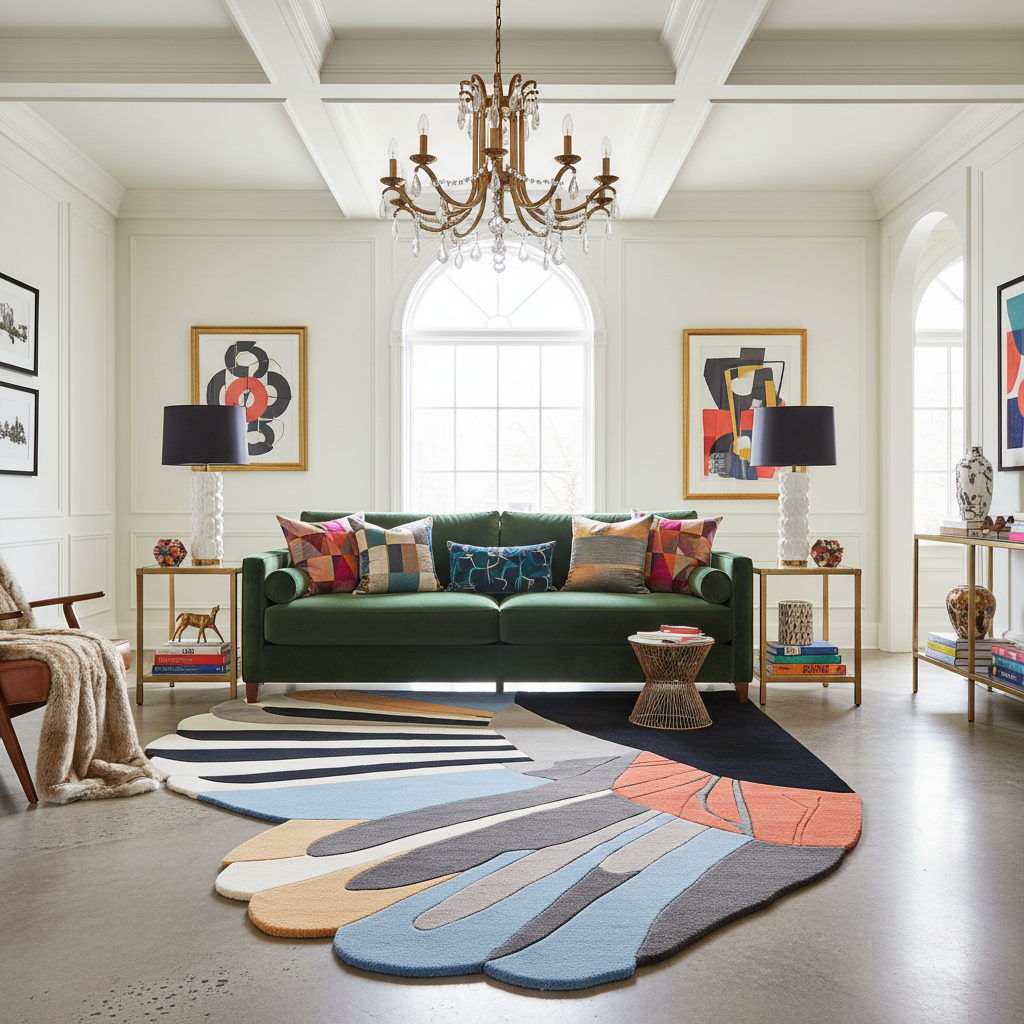 Power Wing Pop Hand Tufted Rug