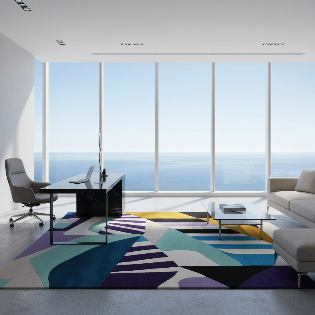 Prism Mirage Field Hand Tufted Rug