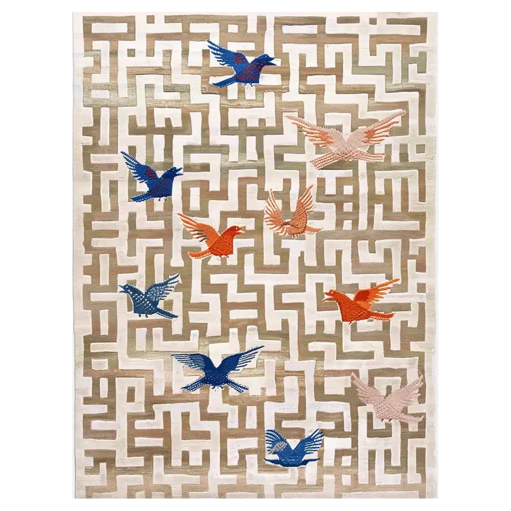 Radiant Journey Hand Tufted Wool Rug