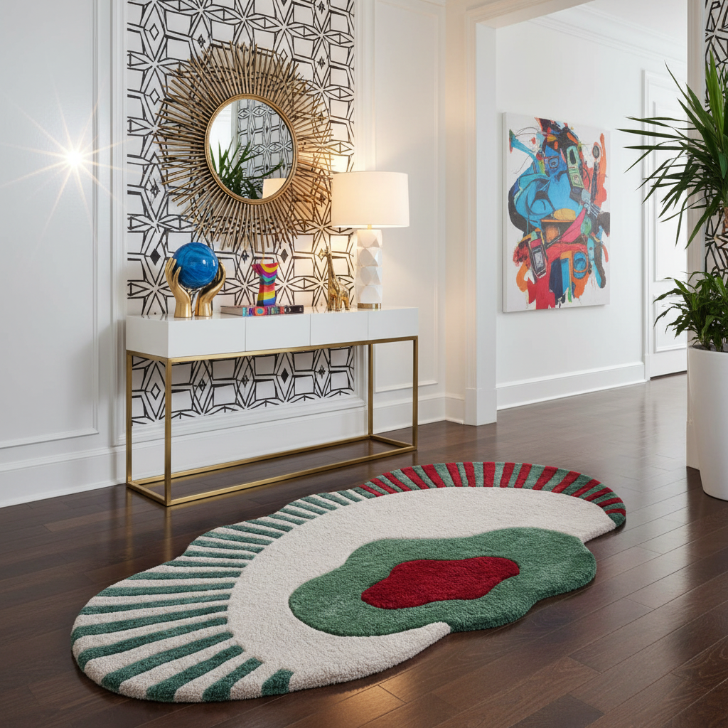 Organic Lava Hand Tufted Rug