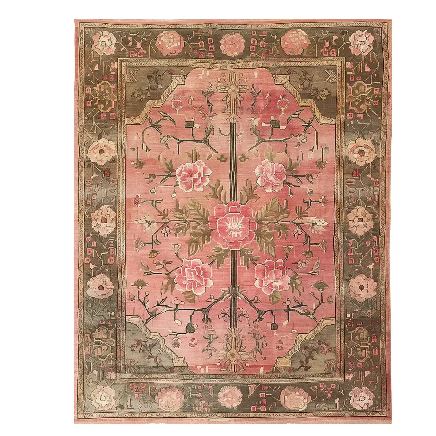 Rosaire Grandeur Knotted Wool Rug