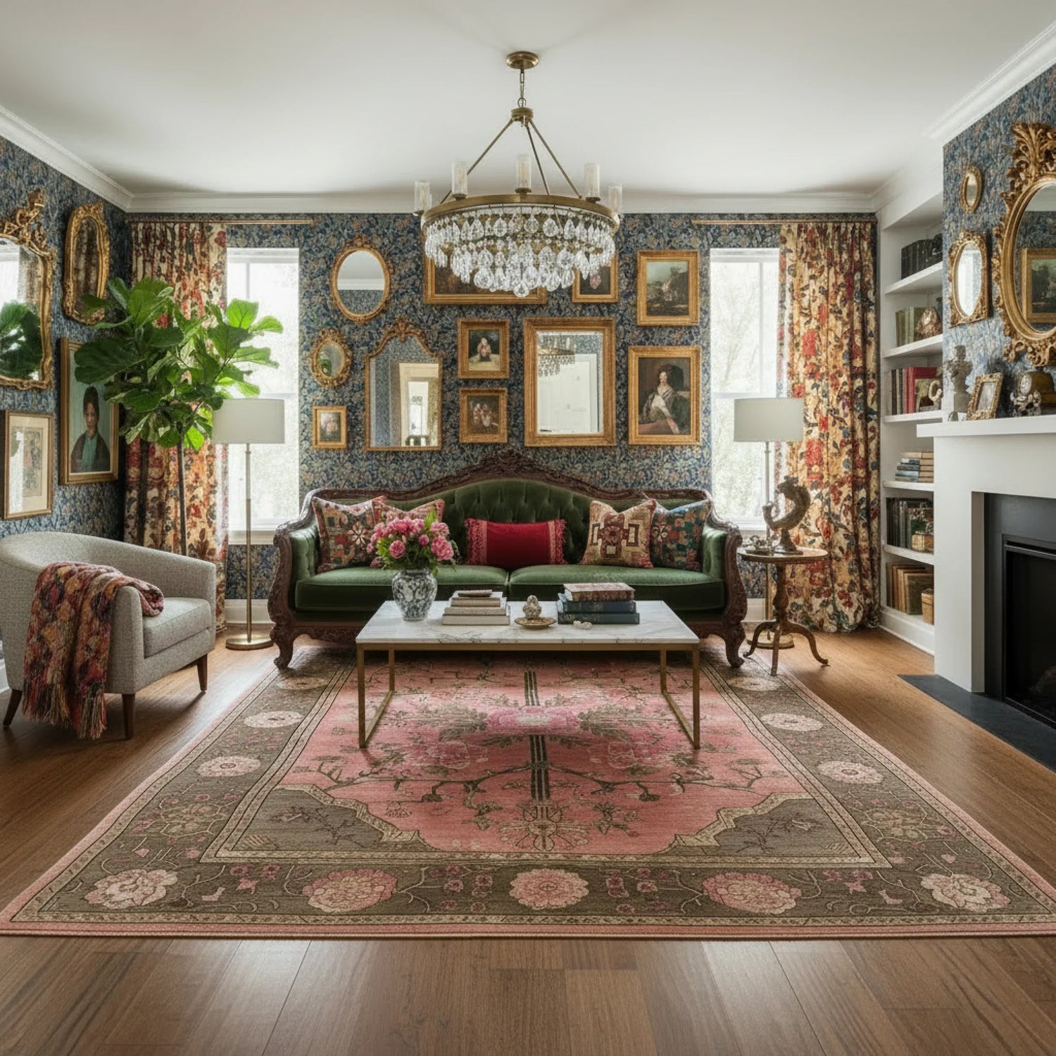 Rosaire Grandeur Knotted Wool Rug