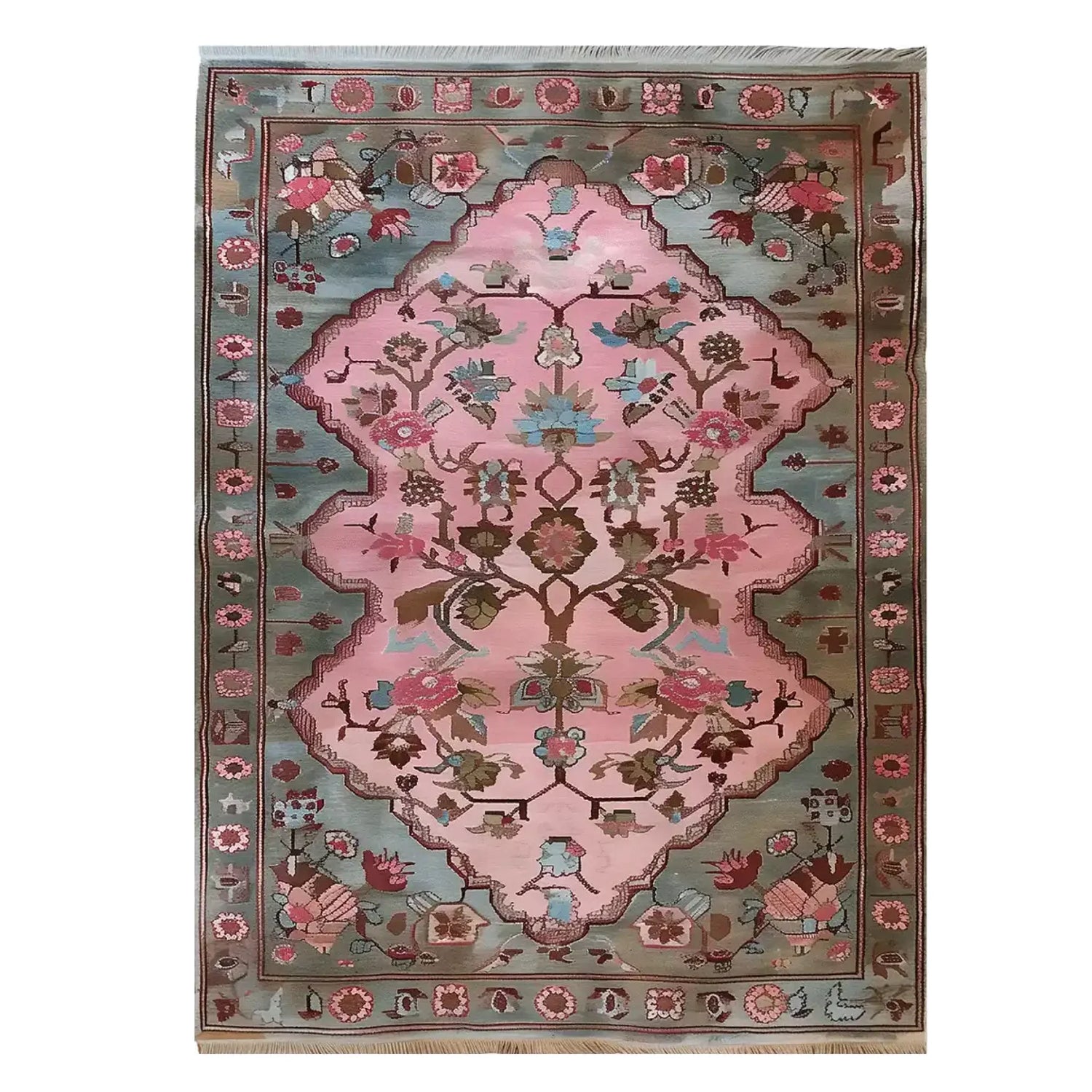 Rosie Reverie Knotted Wool Rug