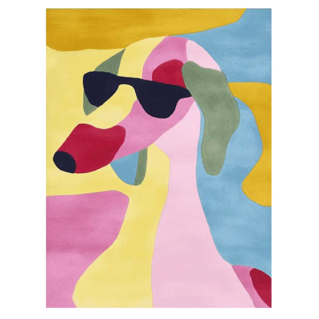 Runway Pup Strut Hand Tufted Rug
