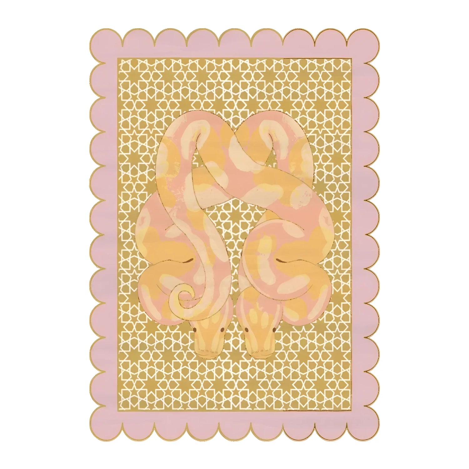 Scalloped Serpentine Duo Harmony Hand Tufted Rug