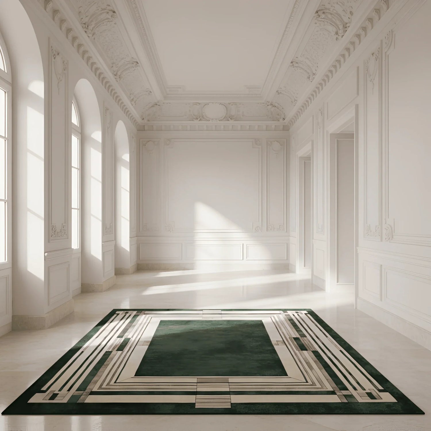 Serene Gateway Hand Tufted Wool Rug