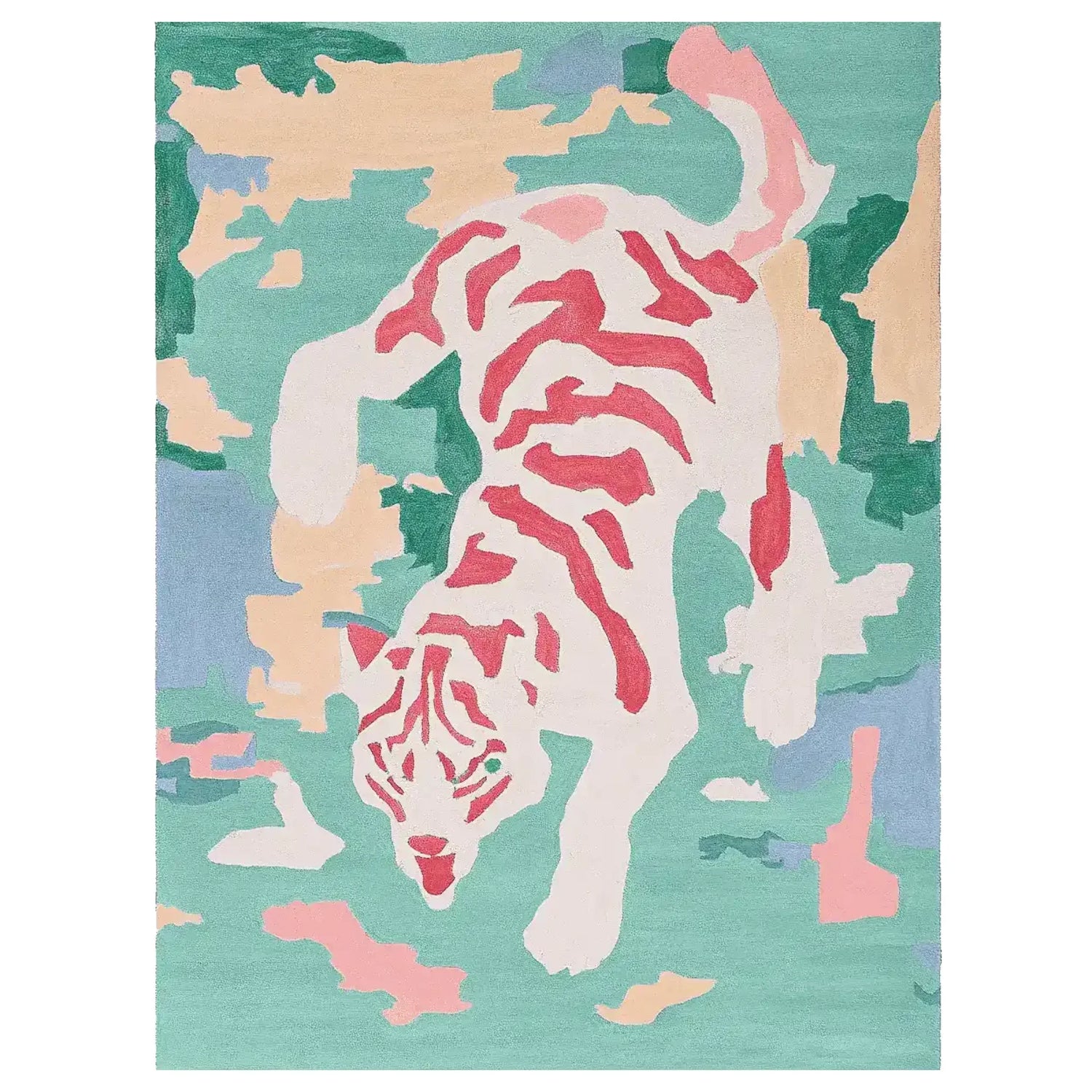 Silent Stripe Hunt Hand Tufted Rug