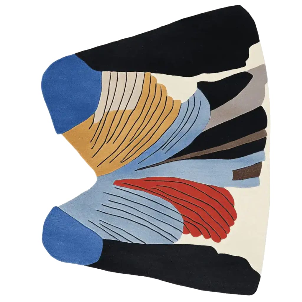 Soaring Shape Symphony Hand Tufted Rug