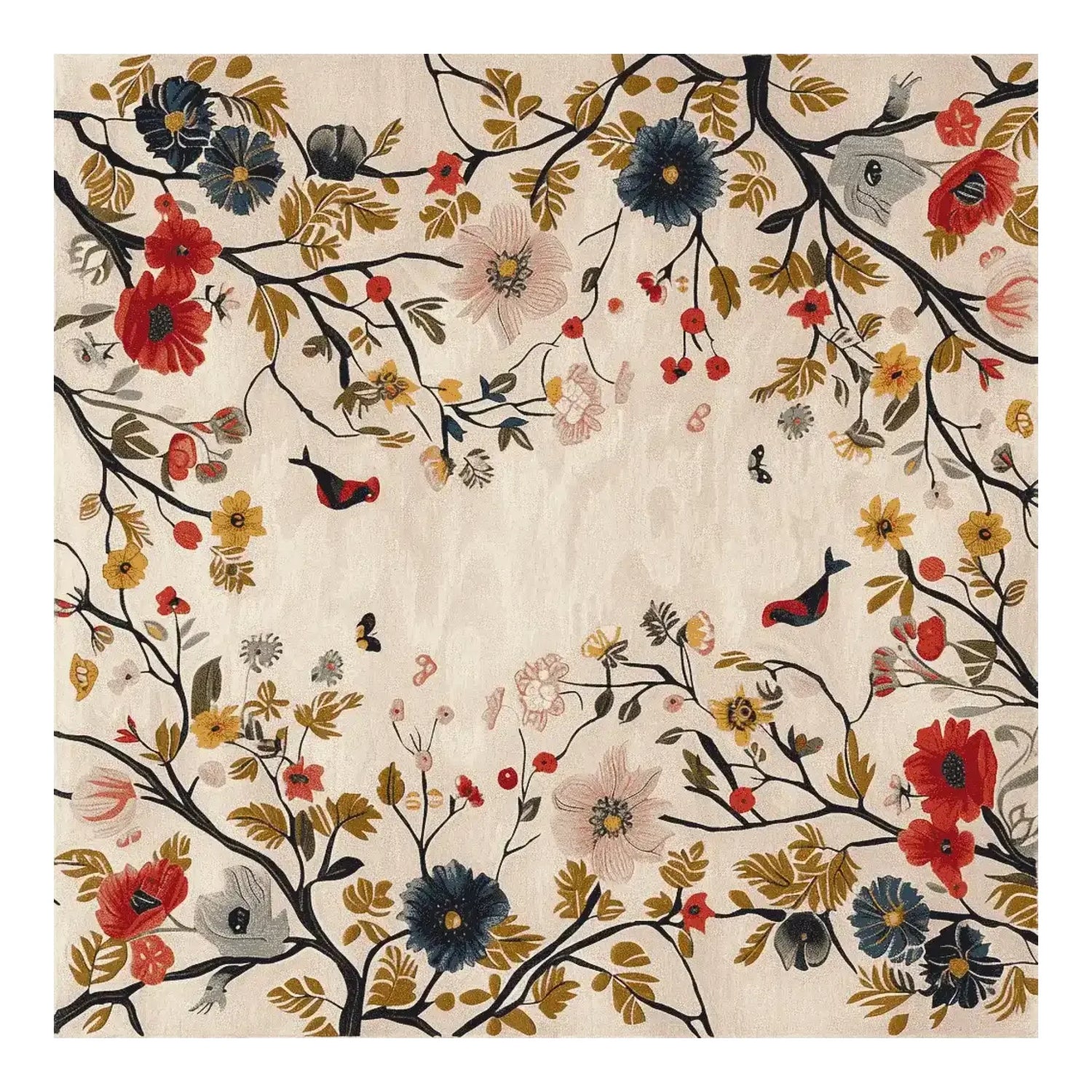 Song of the Vine Hand Tufted Rug