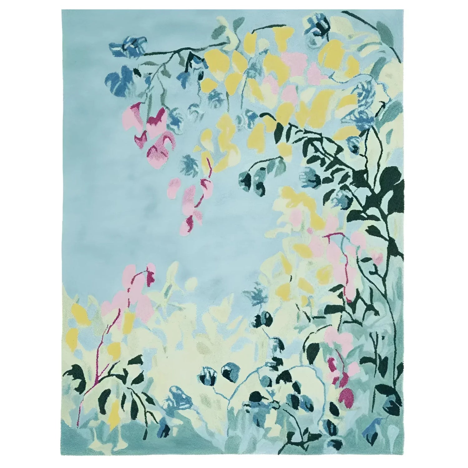 Spring Garden Whisper Hand Tufted Rug
