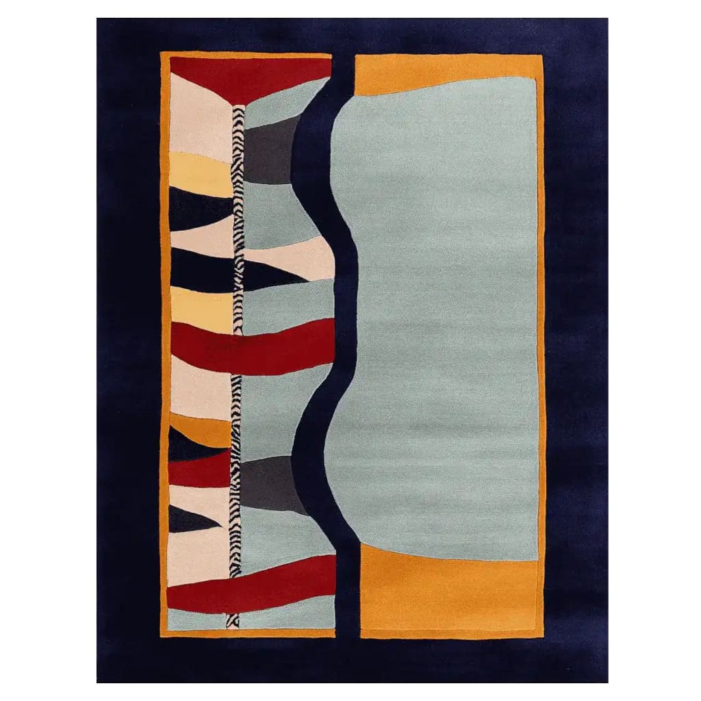 Surreal Pattern Play Hand Tufted Rug