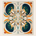 Symmetry Spirit Bloom Hand Tufted Rug - rug