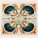 Symmetry Spirit Bloom Hand Tufted Rug - rug