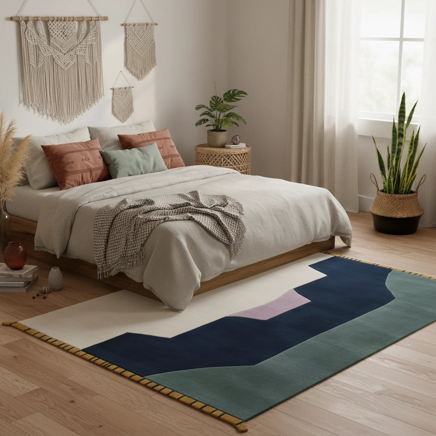 Tender Color Mood Hand Tufted Rug