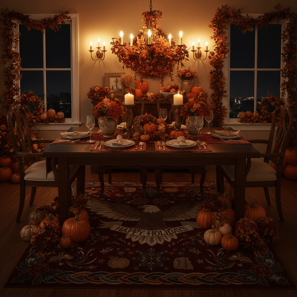 The Heritage Holiday Square Hand Tufted Wool Rug 2 - 1001 Knots